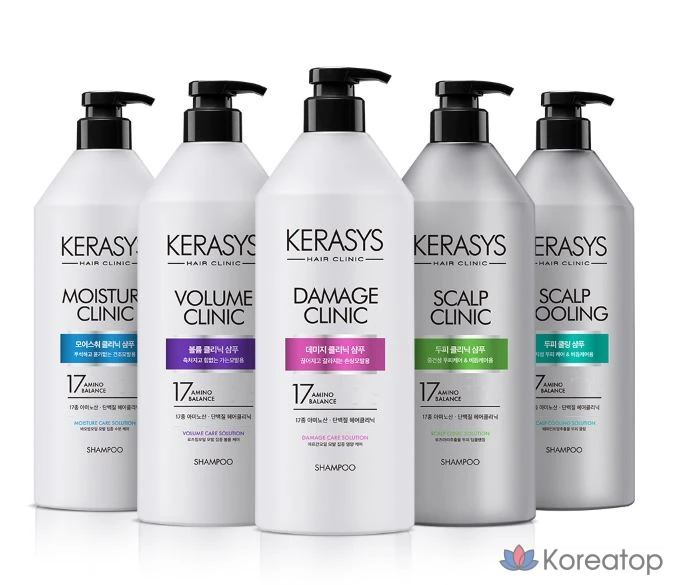Шампунь KeraSys Scalp Clinic Protein Shampoo, 980 мл, 1 шт., фото 5