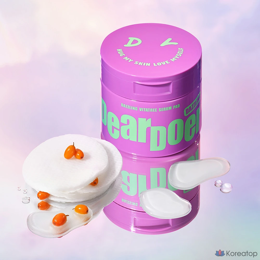 Сыворотка-пэды Dear Doer Dazzling Vit Tree Vitamin C Serum Pad, 70 шт.