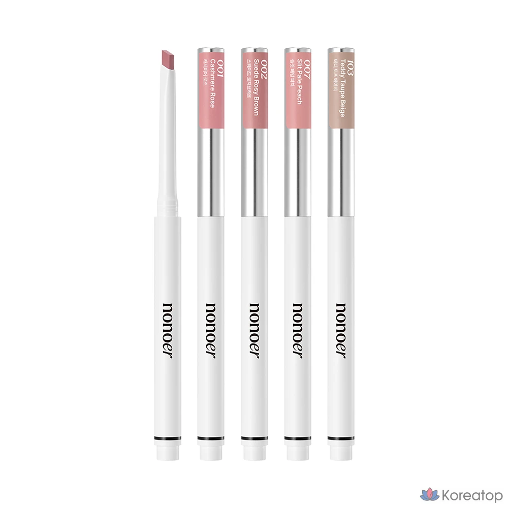 Карандаш для губ NONOER Over Detail Lip Pencil, оттенок 001 Cashmere Rose, 1 шт.