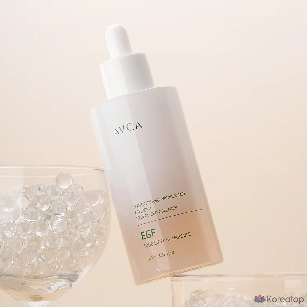 Ампульная сыворотка AVCA True Lifting EGF Elasticity Ampoule, 100 мл, 1 шт.