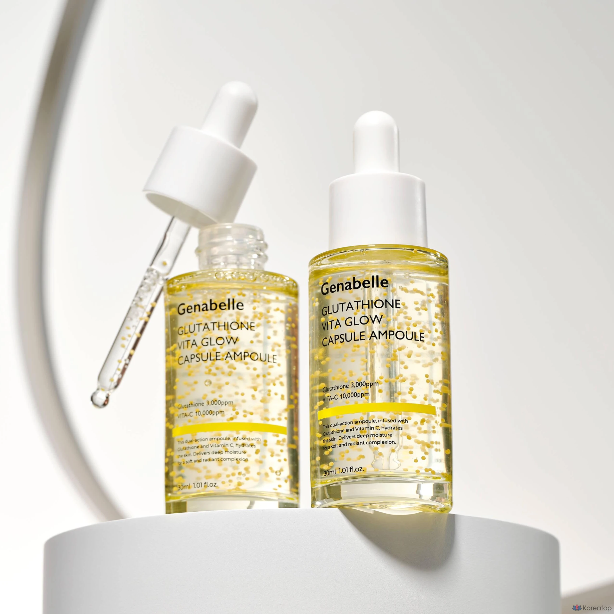 Ампульная сыворотка Genabelle Glutathione Vita Glow Capsule Ampoule, 30 мл, 1 шт.