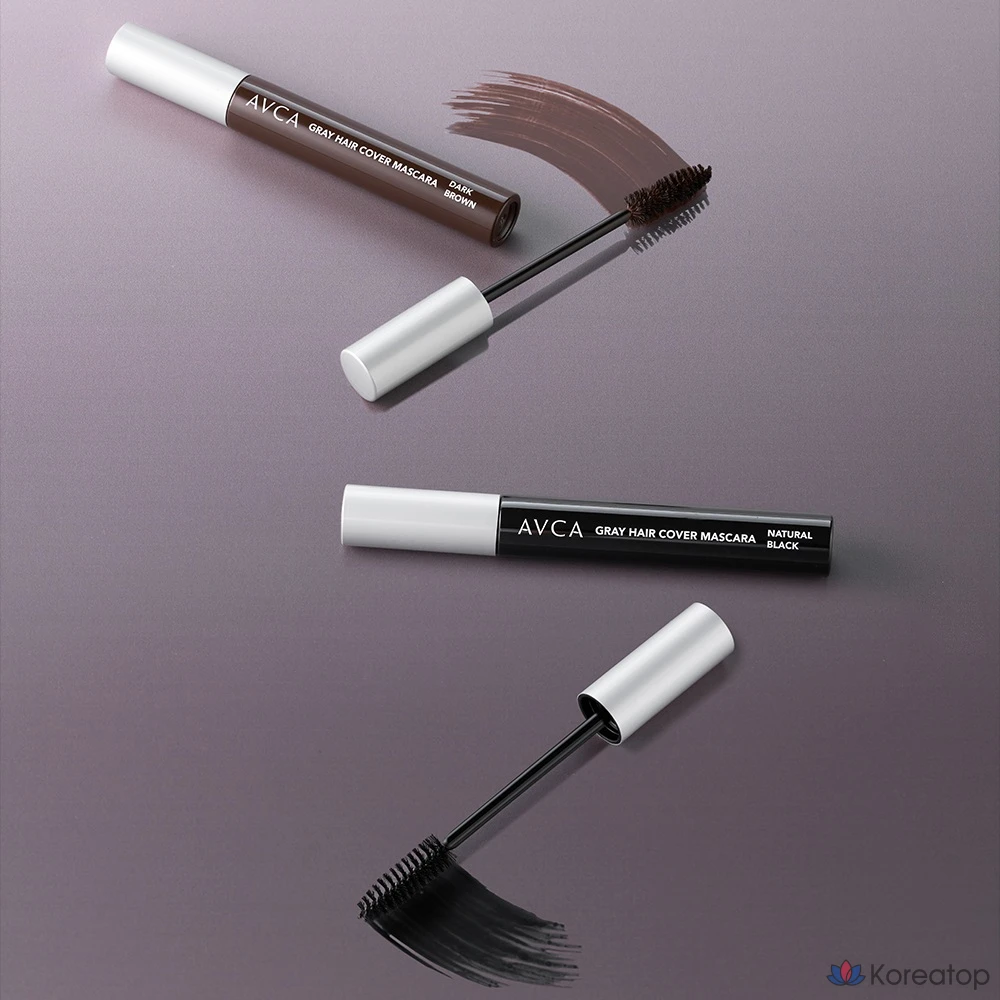 Хна для волос AVCA Rapid Grey Cover Hair Mascara, оттенок Dark Brown, 7 г, 1 шт.