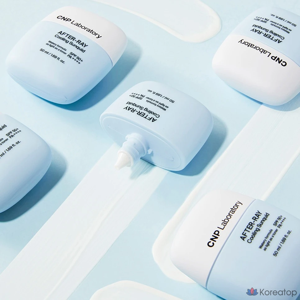 Солнцезащитный крем CNP Laboratory After Ray Cooling Sun Fluid SPF50+ PA++++, 50 мл, 1 шт.