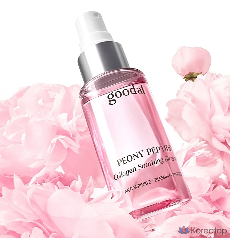 Мист для лица Goodal Peony Peptide Collagen Water Glow Mist AD, 50 мл, 1 шт.