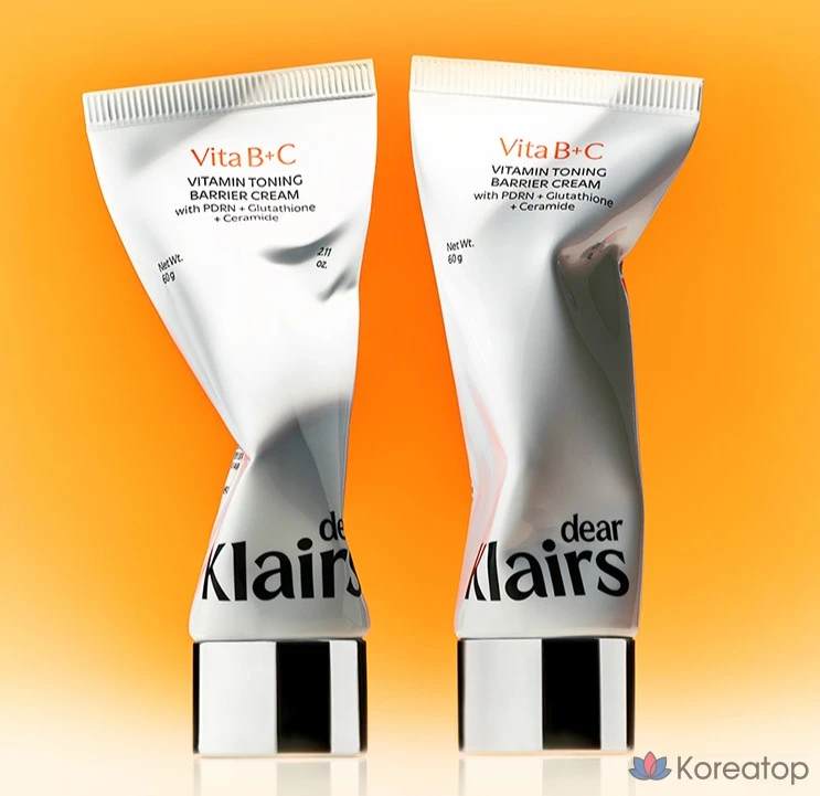 Крем Dear, Klairs Vitamin Toning Barrier Cream, 60 г, 1 шт.
