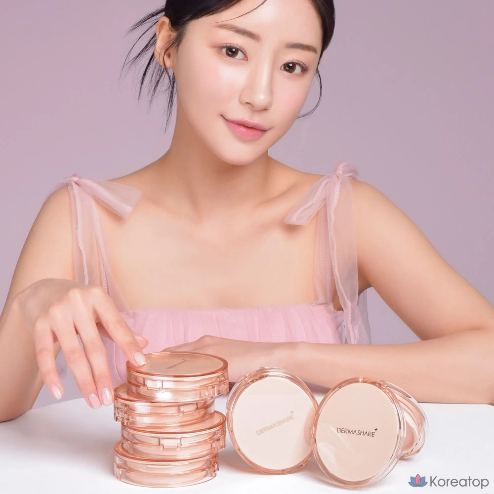 Кушон Dermashare Vegan Glow Long Lasting Air Fixing Cover Cushion Refill, оттенок 23, 1 шт.