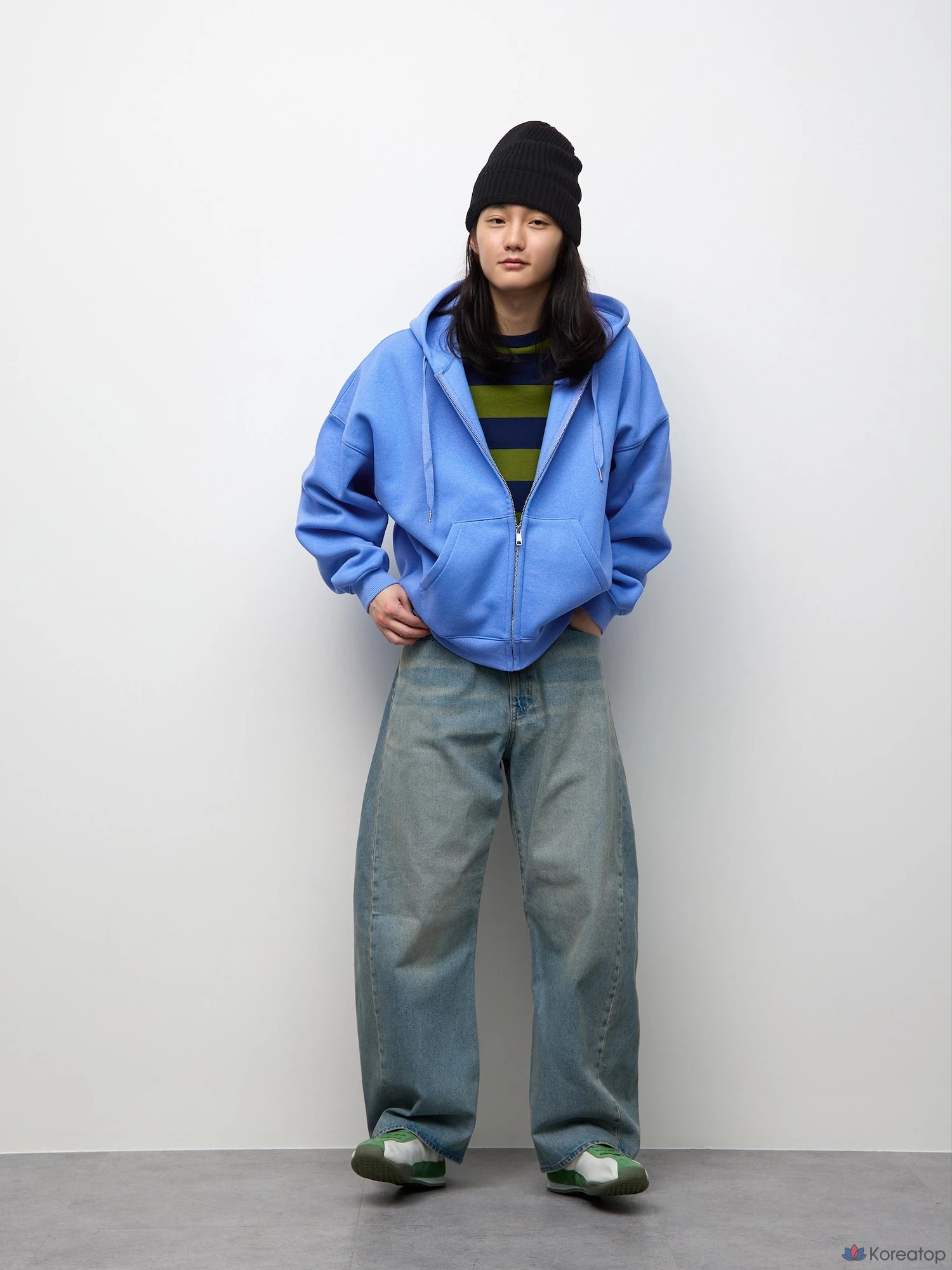 Худи на молнии Uniqlo Heavyweight Sweat Cocoon Full Zip Hoodie