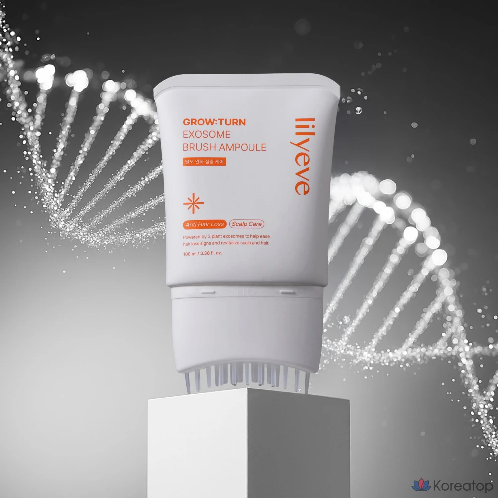 Ампульная сыворотка Lilyeve Growturn Exosome Brush Scalp Hair Loss Ampoule, 100 мл, 1 шт.