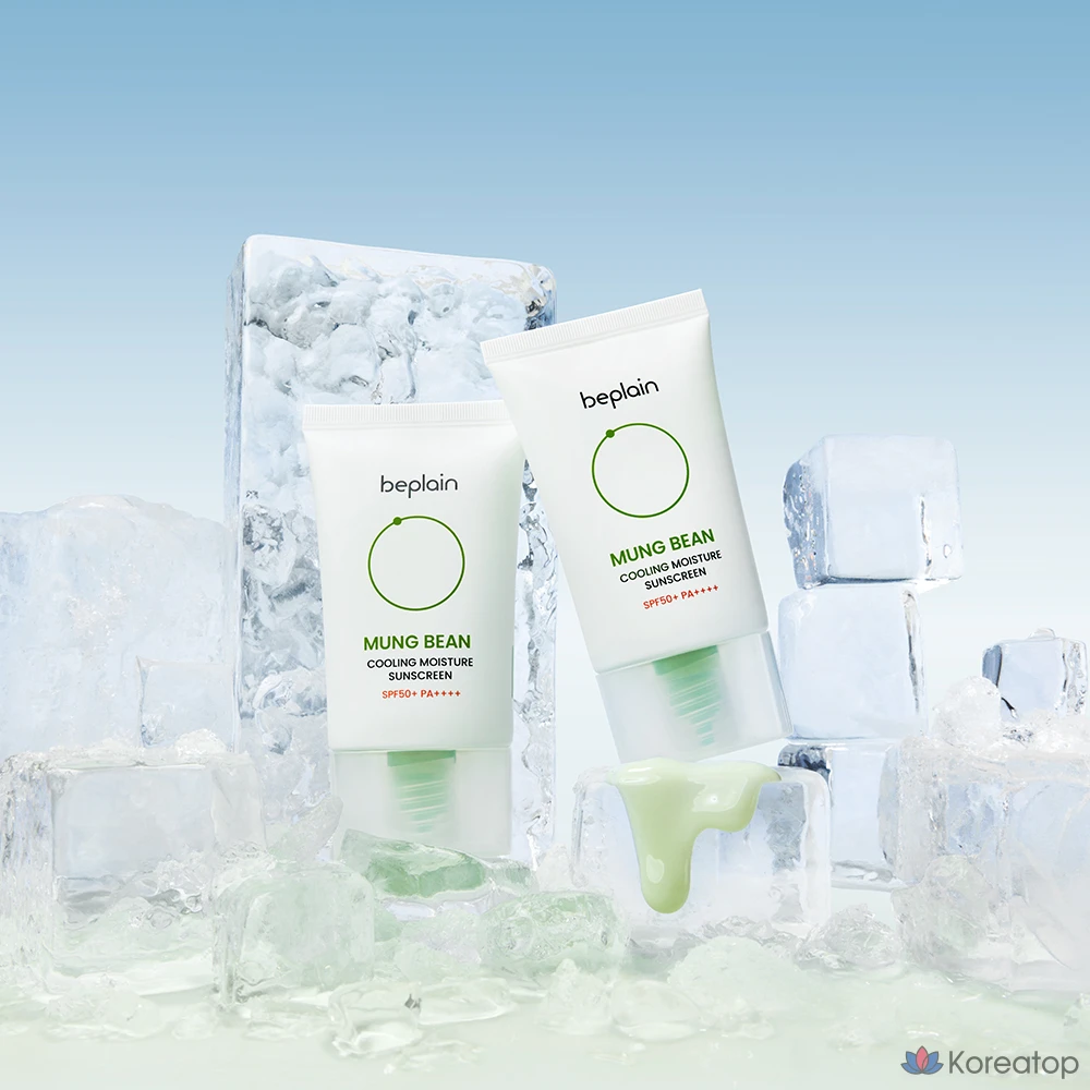 Солнцезащитный крем Beplain Mung Bean Cooling Moisture Sun Cream SPF50+ PA++++, 75 мл, 1 шт.