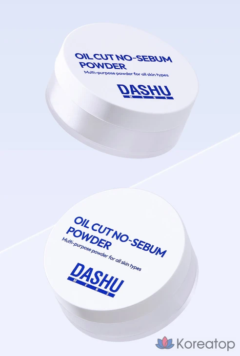 Пудра для лица DASHU Men's Oil Cut No Sebum Powder, оттенок White, 5 г, 1 шт.