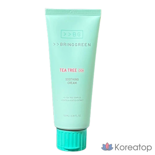 Крем для лица Bring Green Tea Tree Cica Soothing Cream Plus, 100 мл, 1 шт.