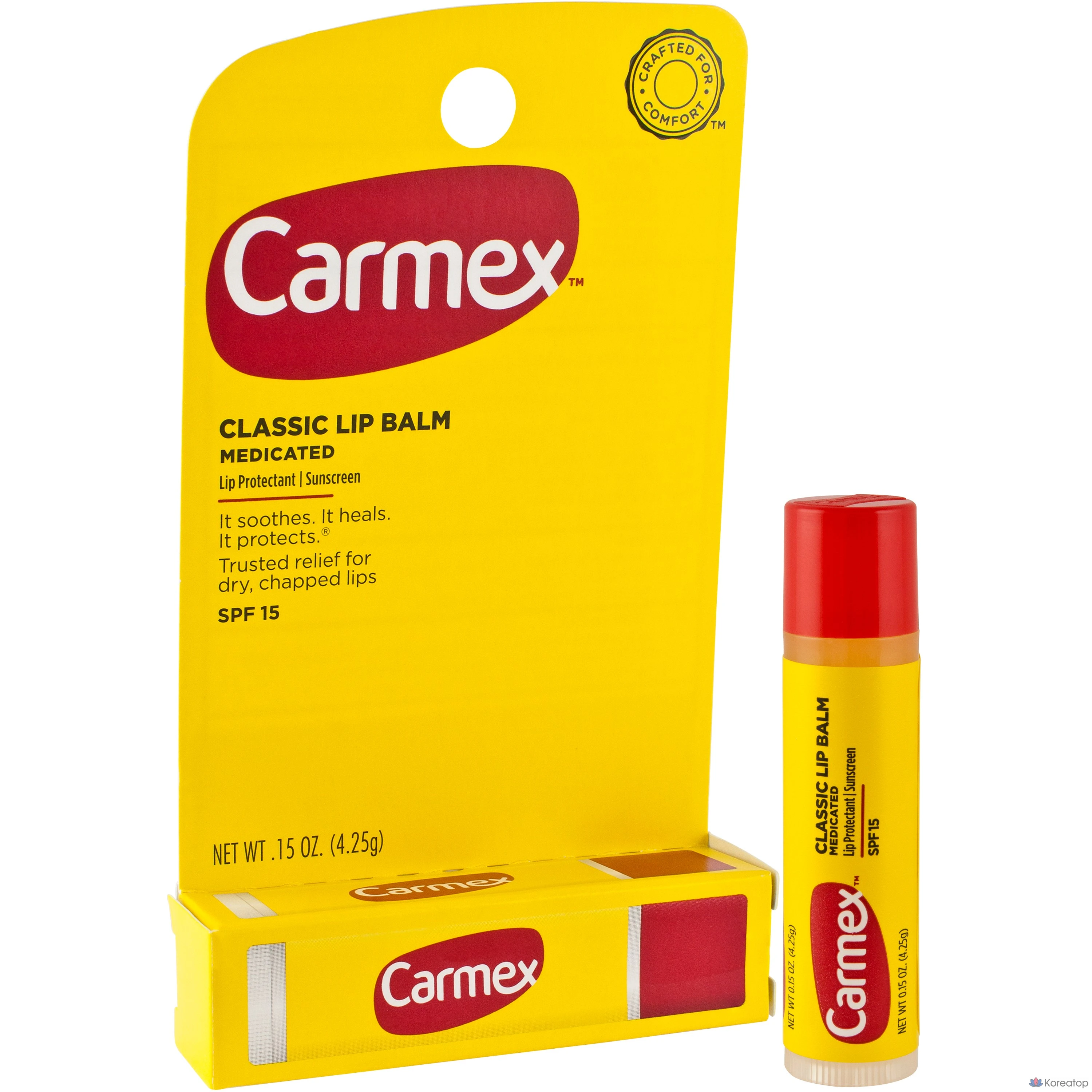 Бальзам для губ Carmex Classic Medicated, 4.25 г, 1 шт.