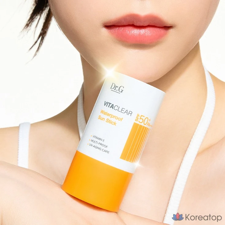 Солнцезащитный стик Dr. G Vita Clear Waterproof Sun Stick SPF50+ PA++++, 21 г, 1 шт.