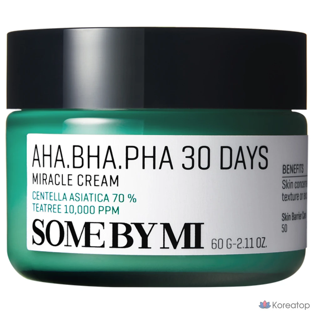 Крем для лица Some By Mi AHA BHA PHA 30 Days Miracle Cream, 60 г, 1 шт.