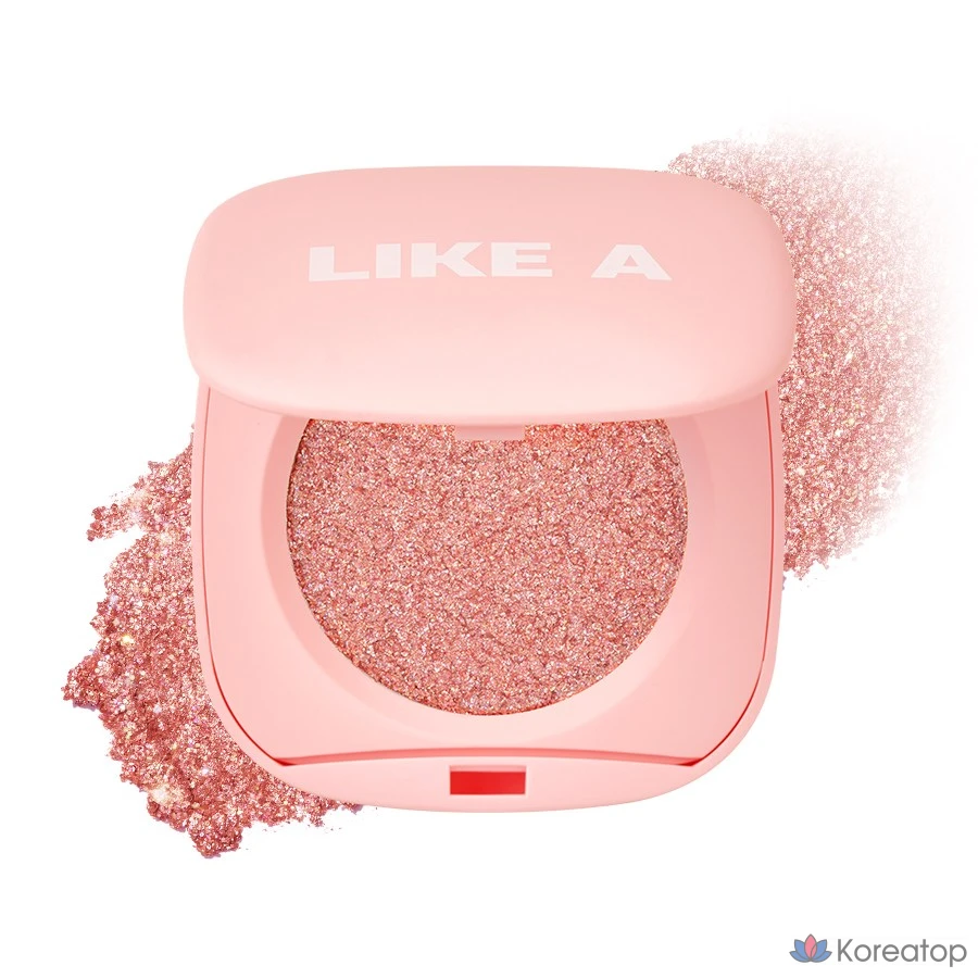 Тени для век BLESSED MOON Like a Eyeshadow, оттенок Shell We Peach, 3 г, 1 шт.