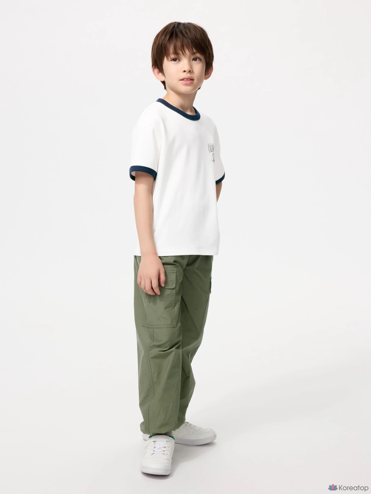 Брюки детские Uniqlo Cargo Jogger Pants, однотонные