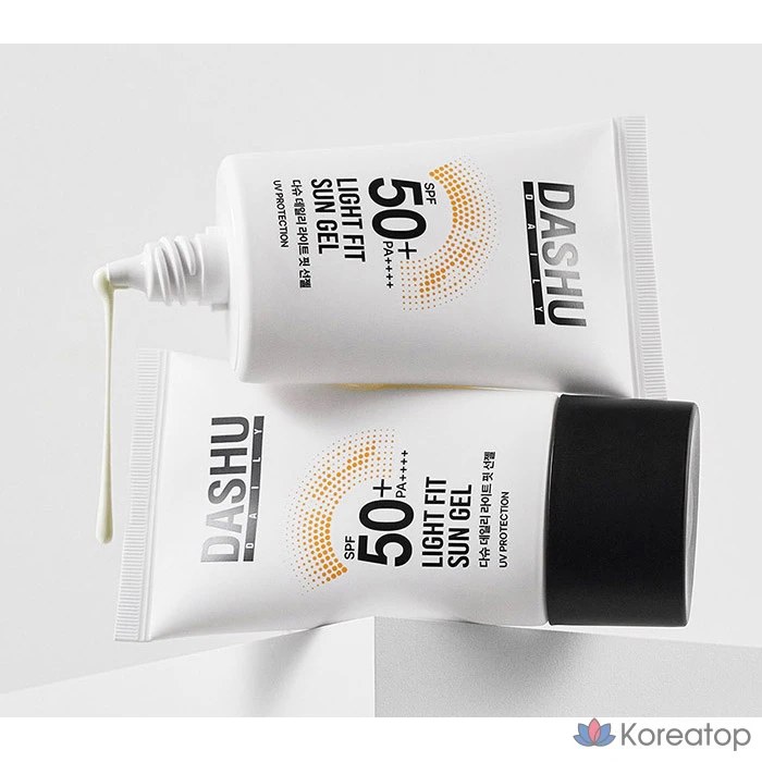 Солнцезащитный крем DASHU Daily Light Fit Sun Gel SPF50+ PA++++, 50 мл, 1 шт.