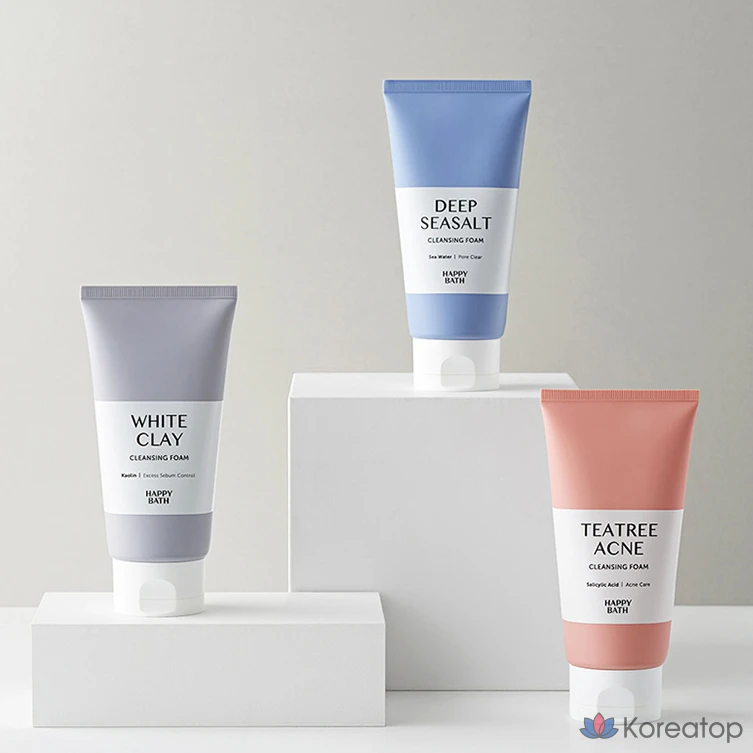 Очищающая пенка Happy Bath Perfect Deep Sea Salt Cleansing Foam, 150 г, 1 шт.
