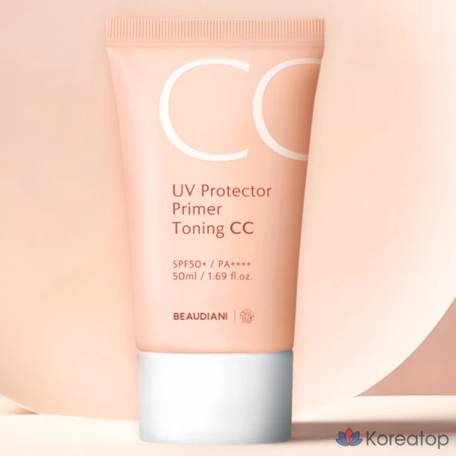 Солнцезащитный крем Beaudiani UV Protector Primer Toning CC Cream SPF50+ PA++++, 50 мл, 1 шт.