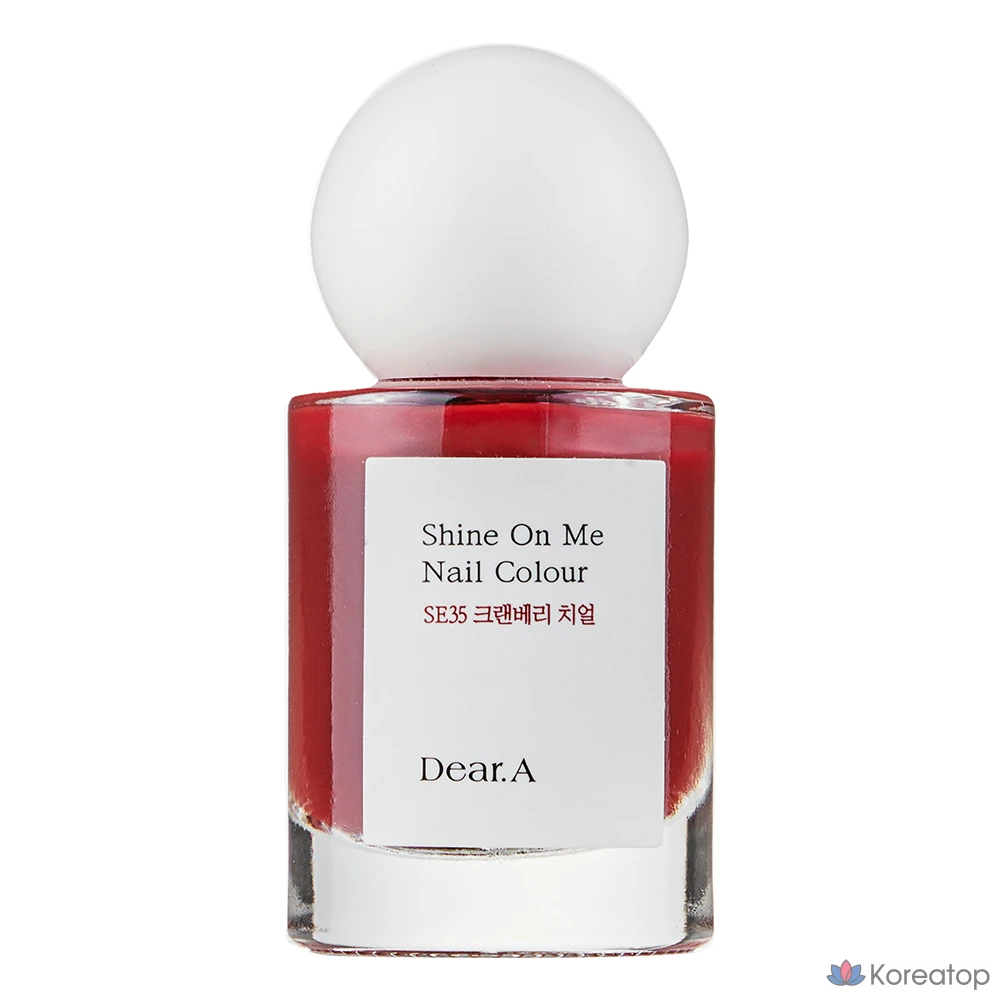 Лак для ногтей Dear.A Shine On Me Nail, оттенок SE35 Cranberry Cheer, 11 мл, 1 шт.