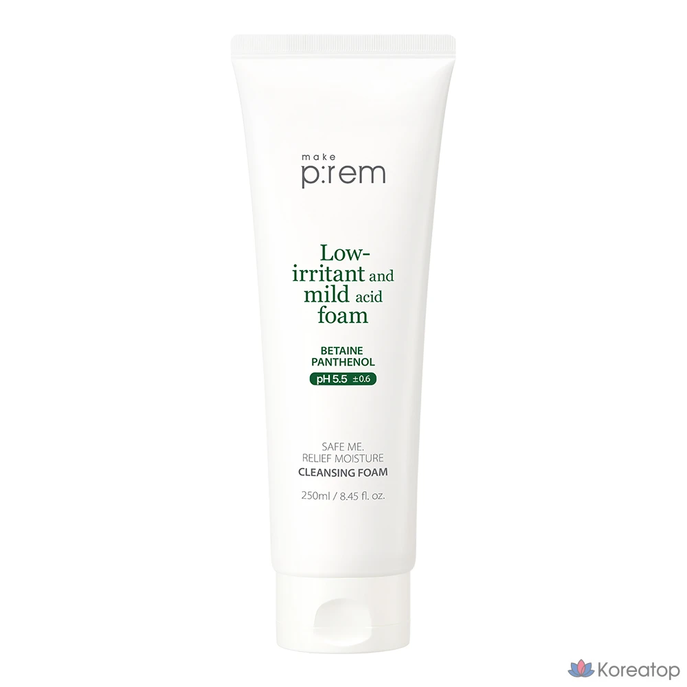 Очищающая пенка MAKE P:REM Safe Me Moisture Cleansing Foam, 290 мл, 1 шт.