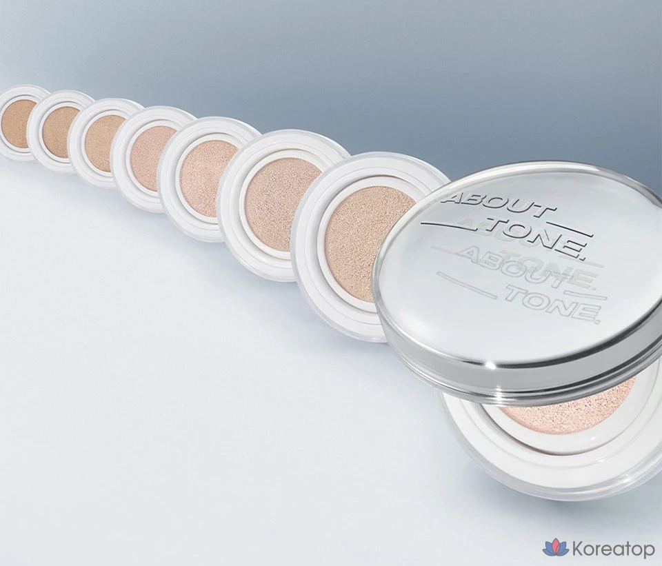 Кушон ABOUT TONE Skin Layer Fit Cushion, оттенок 21.5 Cool Beige, 13 г, 1 шт.