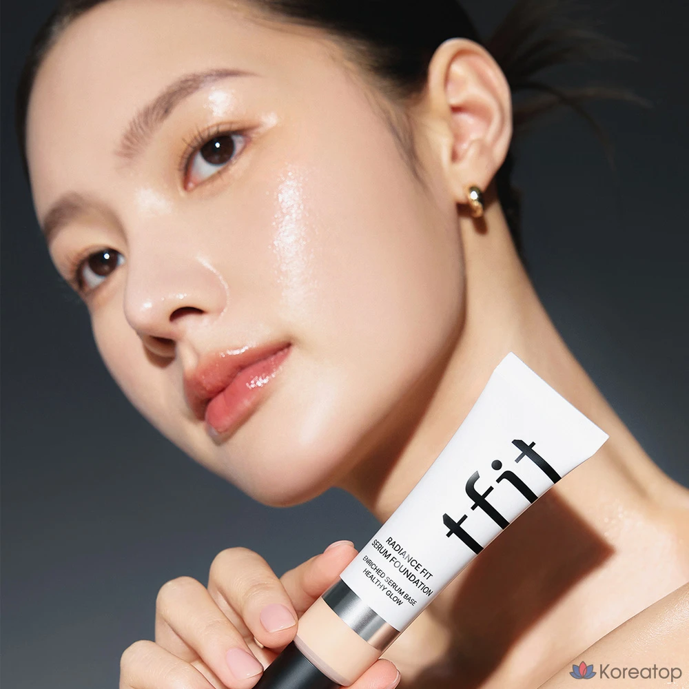 Сыворотка-основа TFIT Radiance Fit Serum Foundation, оттенок C01 Porcelain, 30 г, 1 шт., фото 8