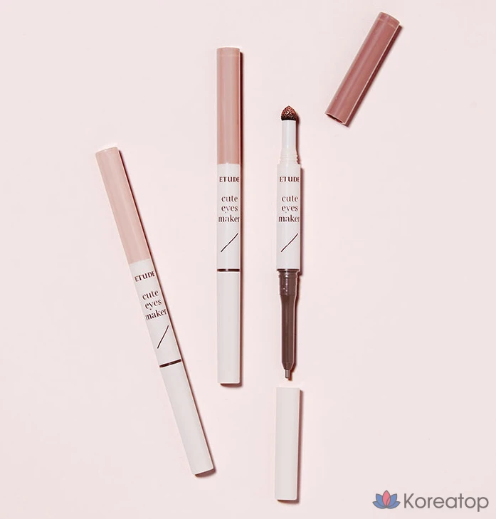 Подводка для глаз Etude House Aegyo Sal Maker Liner 0.1g + Glitter 0.5g, оттенок Rose Shimmer, 1 шт.