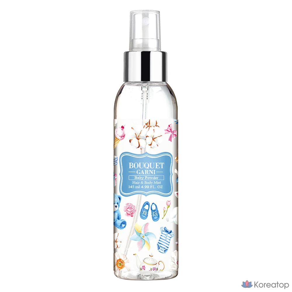 Мист для волос и тела Bouquet garni Fragranced Hair & Body Mist Baby Powder, 145 мл, 1 шт.
