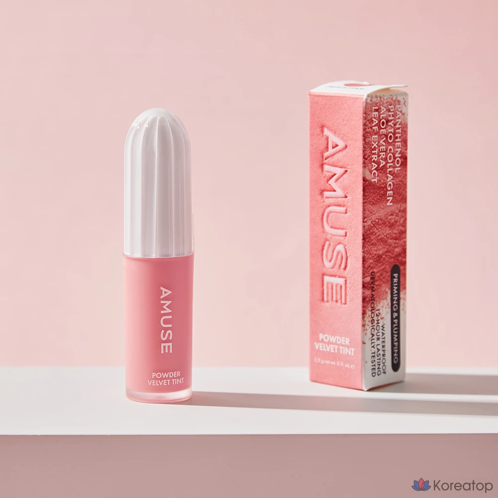 Тинт для губ AMUSE Powder Velvet Tint, оттенок French Coral, 1 шт., фото 2