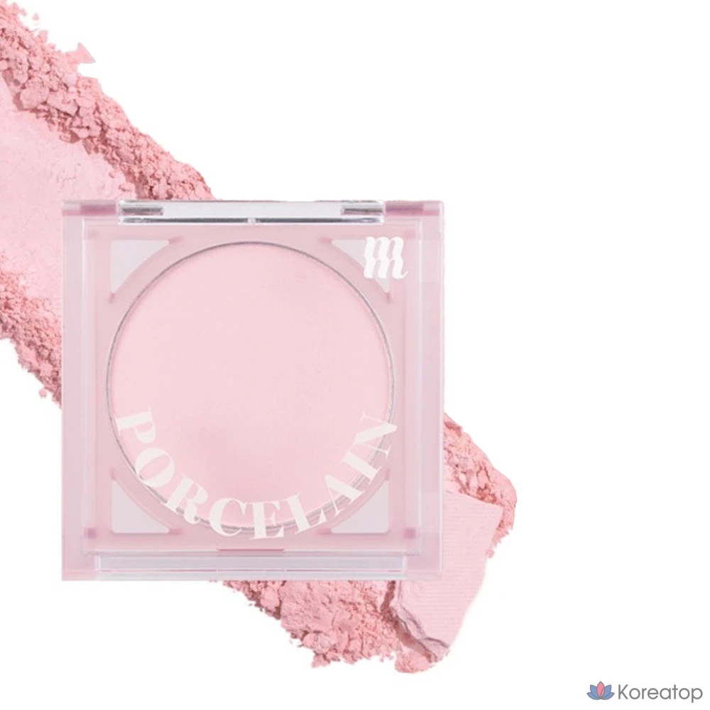 Румяна MERZY Porcelain Cheek Blusher, оттенок Pairing Pink, 4.2 г, 1 шт., фото 4