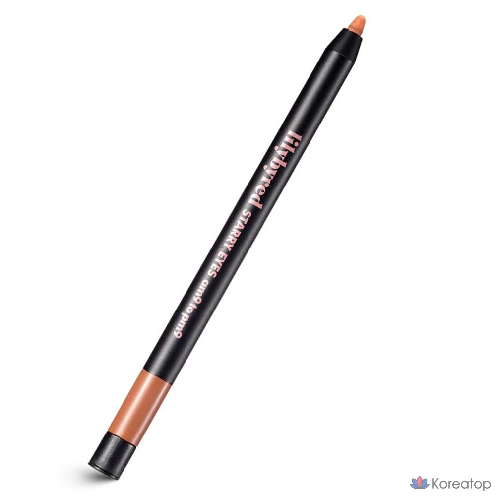Гелевый лайнер для глаз Lilybyred Stareyes 9to9 Gel Eyeliner, оттенок 13 Caramel Brown, 0.5 г, 1 шт.