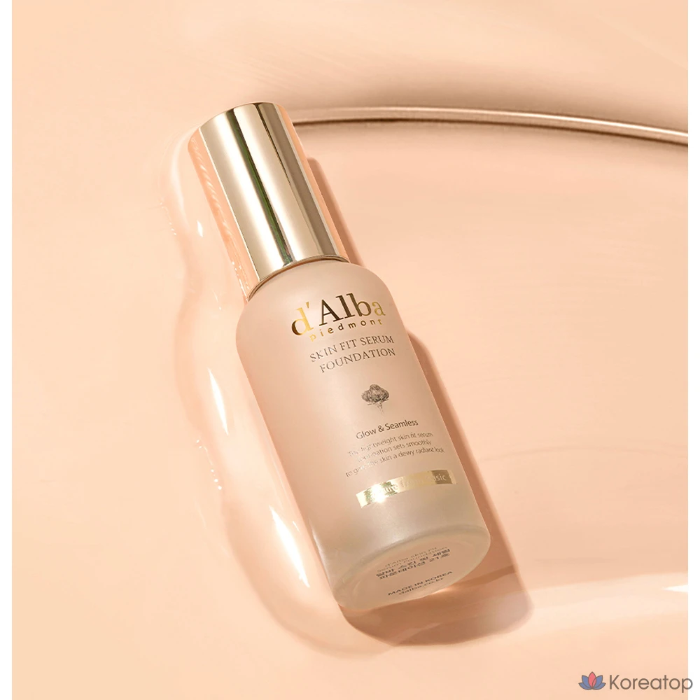 Тонер d'Alba Skin Fit Serum Foundation, оттенок 21, 30 мл, 1 шт., фото 4