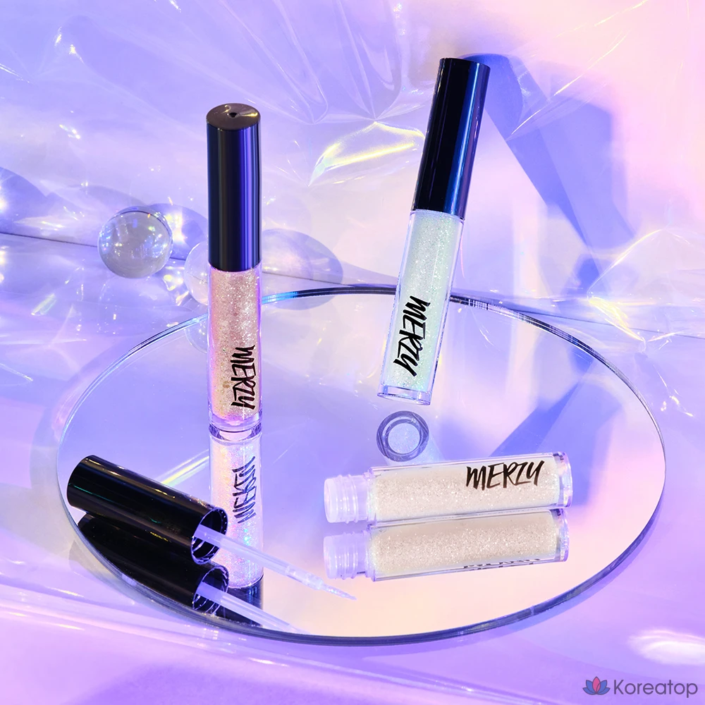 Тинт для губ MERZY Windy Pop Eye Glitter, оттенок PE1 Fairy Tail, 1 шт., фото 4