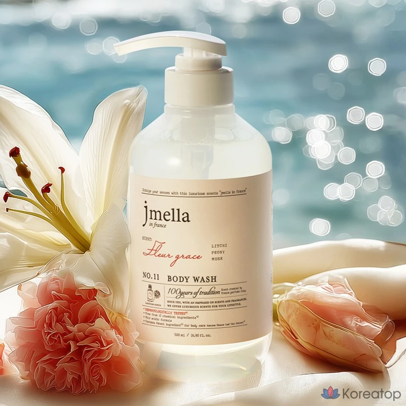 Гель для душа Jmella En France Fleur Grace Body Wash Rich & Peony, 1 л, 1 шт., фото 2