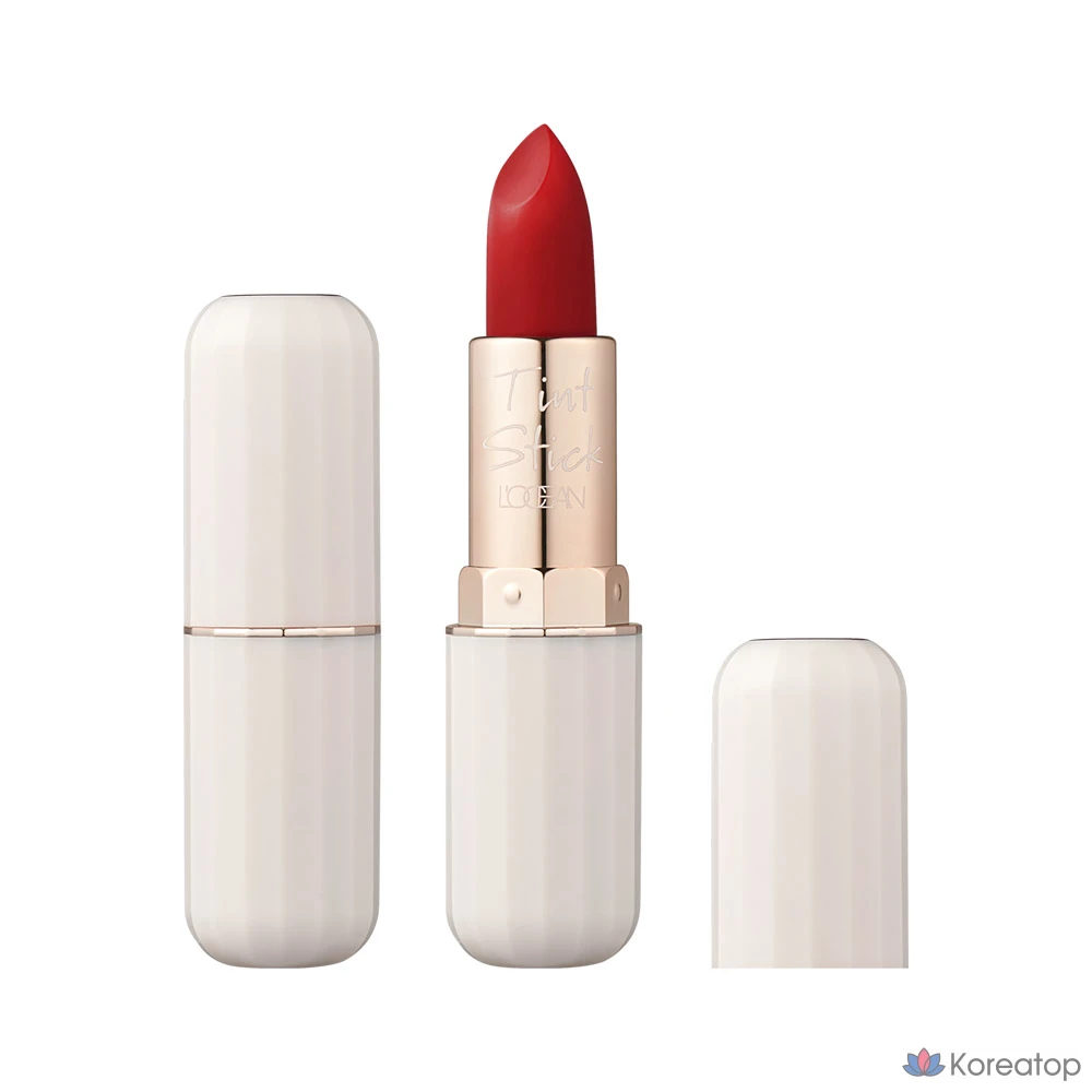 Тинт для губ L'OCEAN Lev Tint Stick, оттенок 04 Brave Tangerine, оттенок 01 Clear Red, 2 шт.