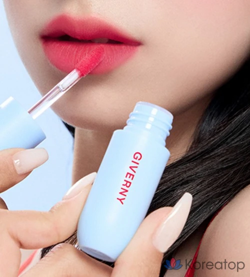Тинт для губ Giverny Fluffy Sheer Tint, оттенок 07 Chilling Cherry, 3.5 г, 1 шт., фото 2