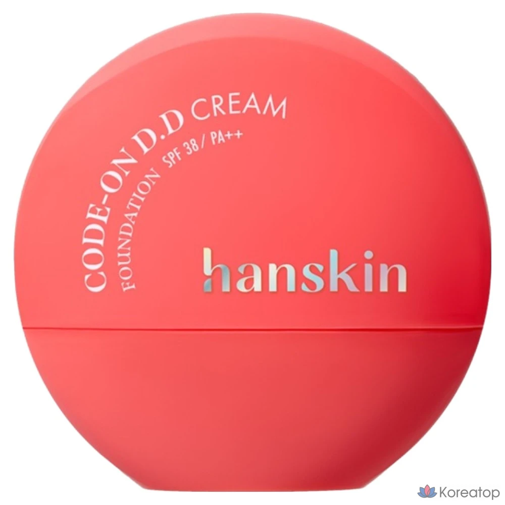 Крем-тональная основа HANSKIN Code On DD Cream Foundation, оттенок 21N Light Beige, 35 мл, 1 шт.