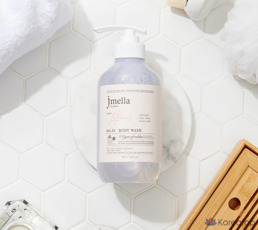 Гель для душа Jmella In France Blooming Peony Body Wash Lovely Floral, 500 мл, 1 шт.