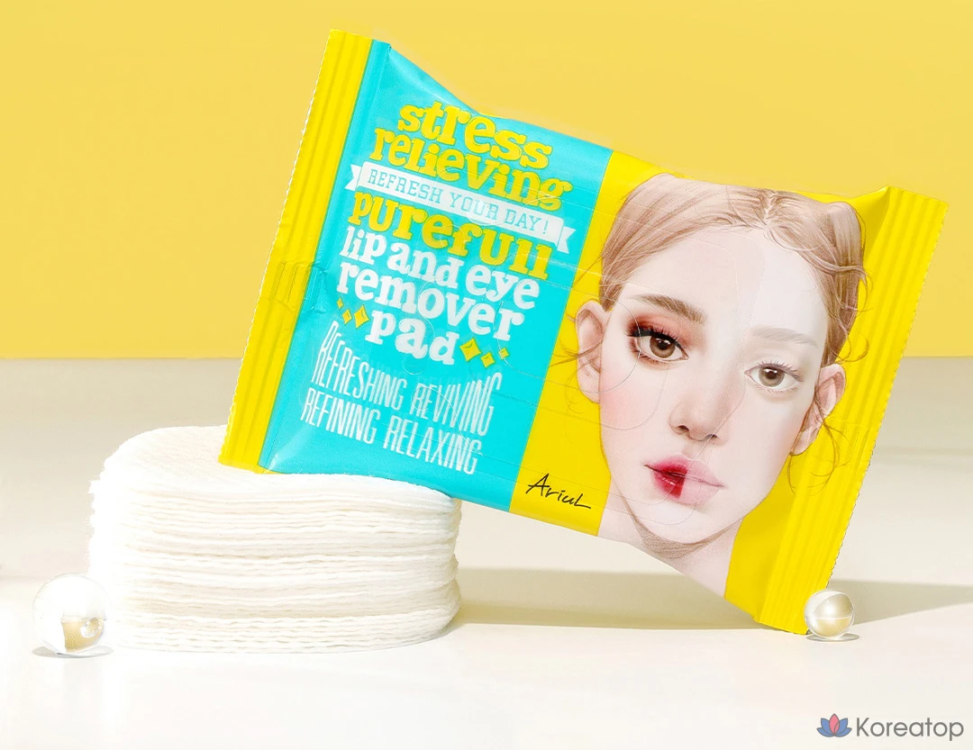 Пэды для снятия макияжа с глаз и губ Ariul Stress Relieving Pure Pool Lip &amp; Eye Remover Pads, 55 г, 30 шт.