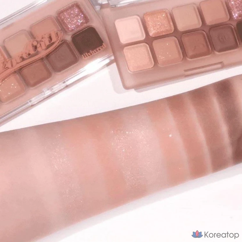 Палетка теней для век Lilybyred Mood Keyboard Eyeshadow Palette, оттенок 07 Rose Dial, 1 шт., фото 5