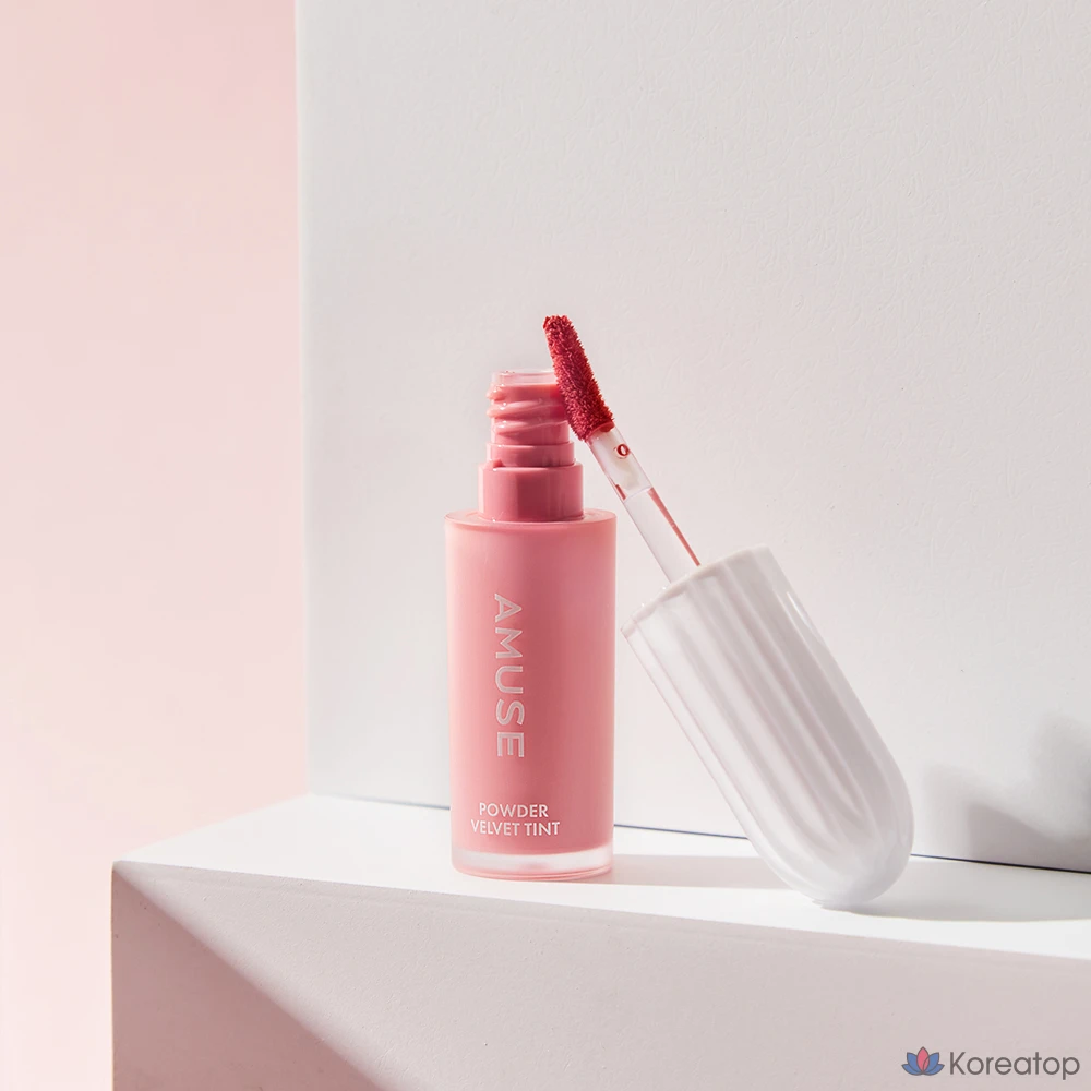 Тинт для губ AMUSE Powder Velvet Tint, оттенок French Coral, 1 шт., фото 4