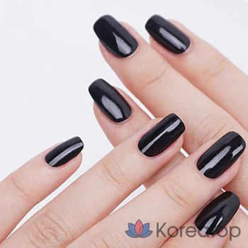 Гель-лак для ногтей FMGT Easy Gel Color Nail 19, оттенок 1BK Black Over, 10 мл, 1 шт., фото 3
