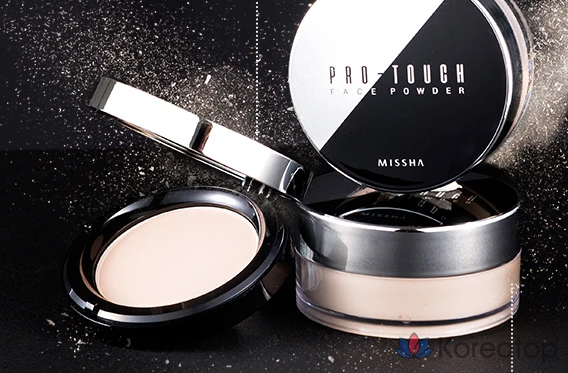 Пудра-компакт Missha Pro Touch Powder Pact, оттенок 21, 10 г, 1 шт.