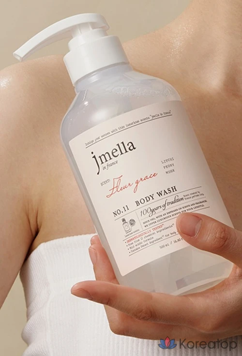 Гель для душа Jmella En France Fleur Grace Body Wash Rich & Peony, 1 л, 1 шт., фото 3