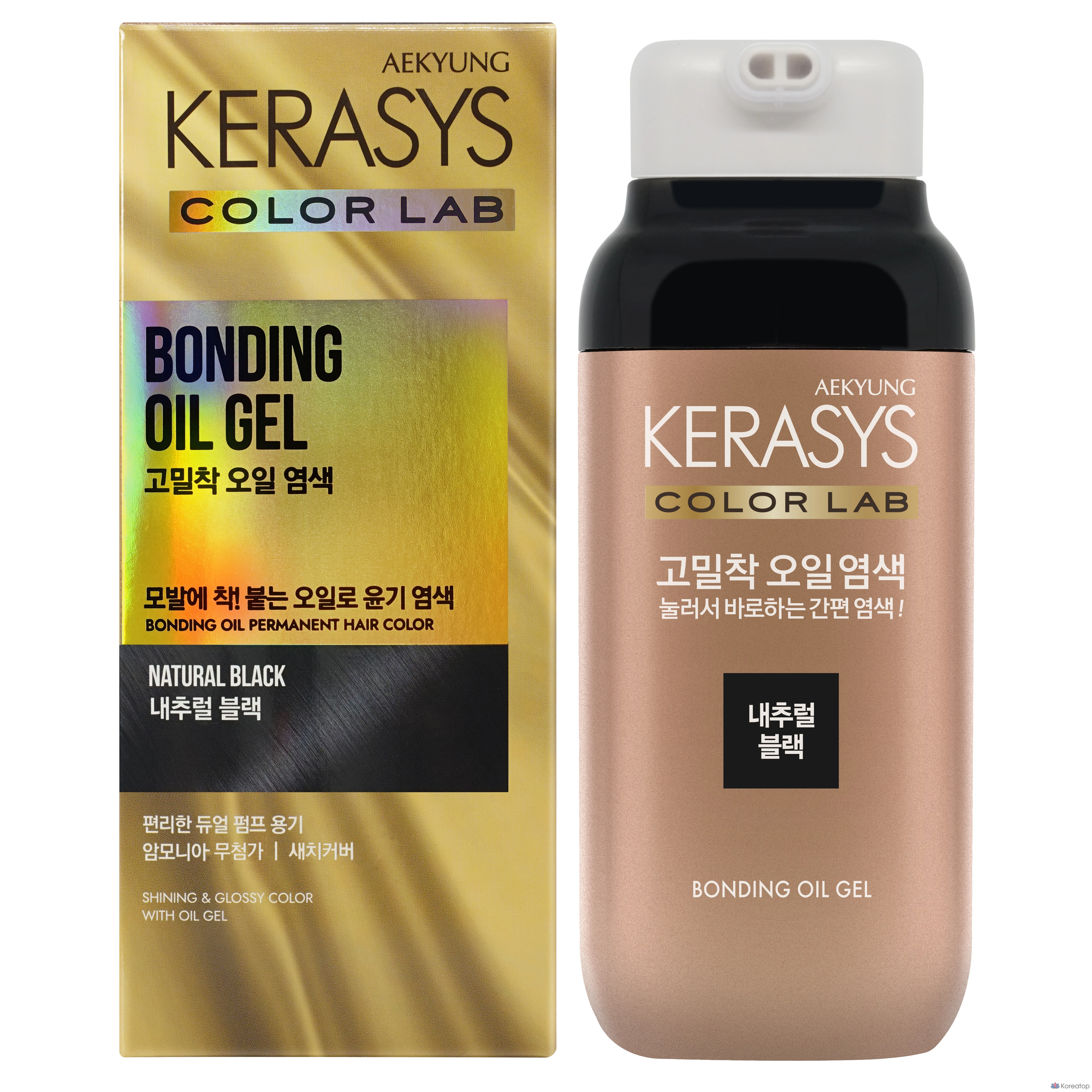 Краска для волос Kerasys Color Lab High Adhesion Oil Dye, оттенок Natural Black, 1 шт.