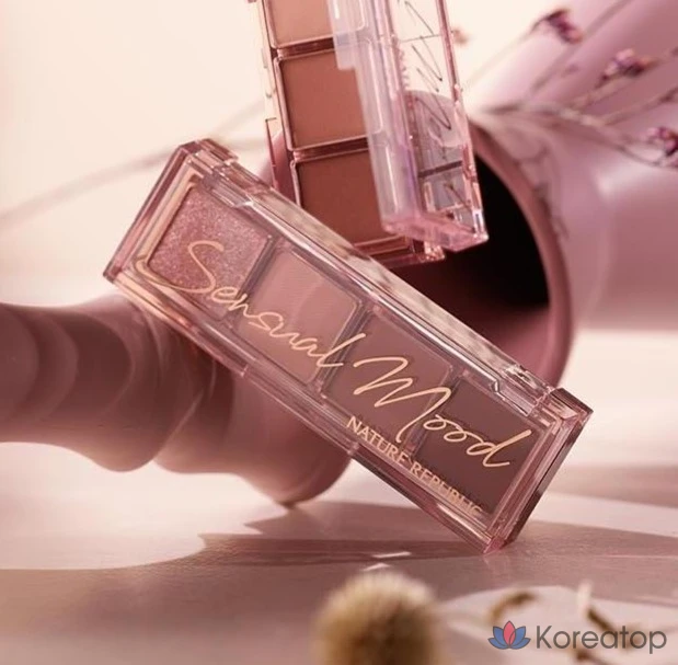 Палитра для макияжа Nature Republic Daily Basic 4 Palette, оттенок 02 Rosy, 1 шт., фото 9