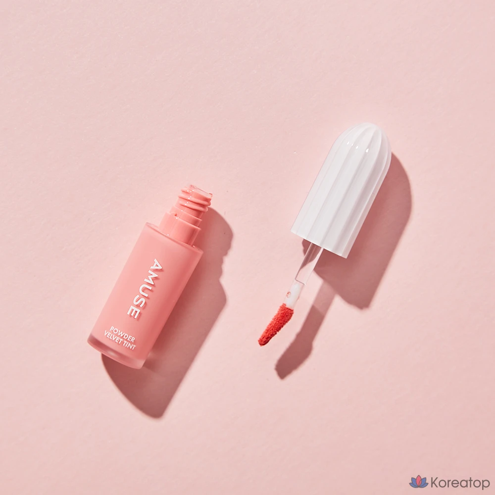 Тинт для губ AMUSE Powder Velvet Tint, оттенок French Coral, 1 шт., фото 5