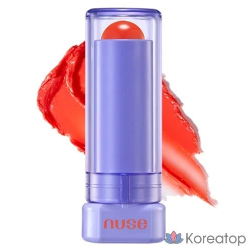 Бальзам для губ nuse Color Care Lip Balm, оттенок 04 Calming Coral, 4.3 г, 1 шт.