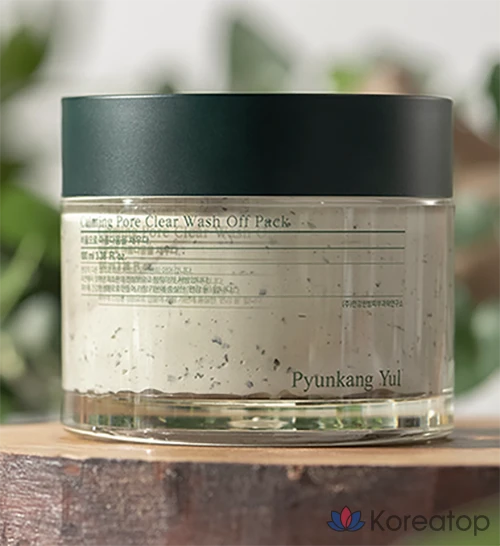Пилинг-маска для лица Pyunkang Yul Calming Pore Clear Wash-off Pack, 100 г, 4 шт., фото 4